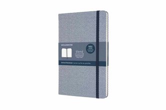 Moleskine Blend zápisník tečkovaný modrý L