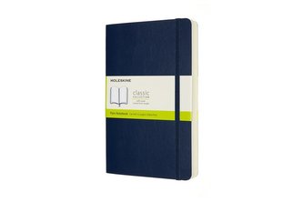 Moleskine Zápisník Expanded měkký čistý modrý L