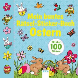 Mein buntes Rätsel-Sticker-Buch Ostern