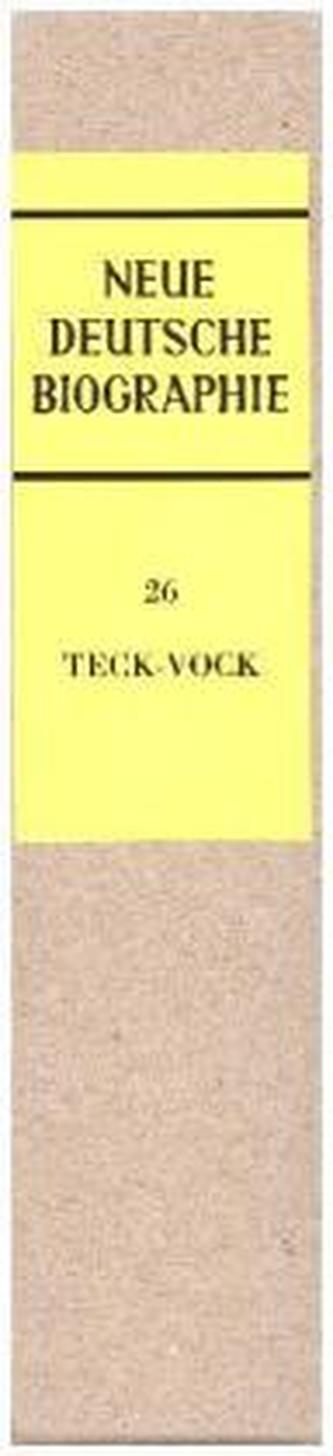 Neue Deutsche Biographie.. Bd.26