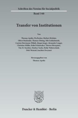Transfer von Institutionen.