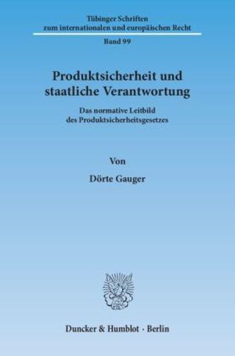 Produktsicherheit und staatliche Verantwortung