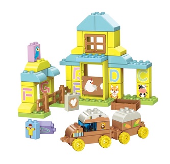 Qman První kostky 5004 Farma s abecedou