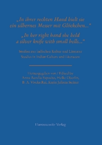 'In ihrer rechten Hand hielt sie ein silbernes Messer mit Glöckchen ...' / 'In her right hand she held a silver knife with small