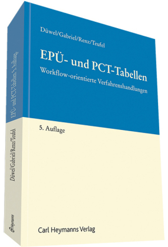 EPÜ- und PCT-Tabellen