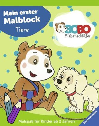 Bobo Siebenschläfer - Mein erster Malblock: Tiere