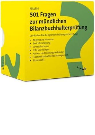 501 Fragen zur mündlichen Bilanzbuchhalterprüfung
