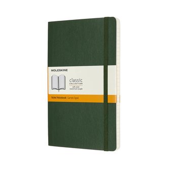 Moleskine Zápisník měkký linkovaný zelený L