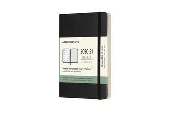 Moleskine Plánovací zápisník 2020-2021 měkký černý S