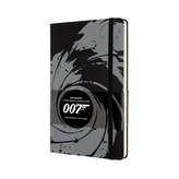 Moleskine James Bond zápisník linkovaný L černý