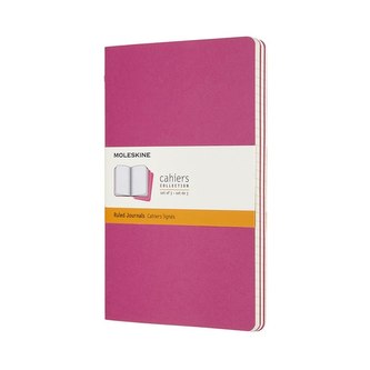 Moleskine Sešity 3 ks čisté růžové L
