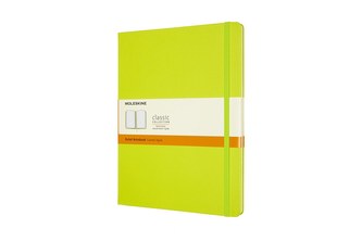 Moleskine Zápisník tvrdý linkovaný žlutozelený XL