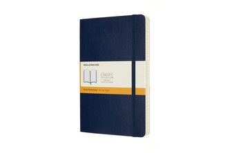 Moleskine Zápisník Expanded modrý L, linkovaný, měkký