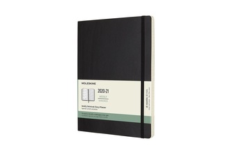 Moleskine Plánovací zápisník 2020-2021 měkký černý XL