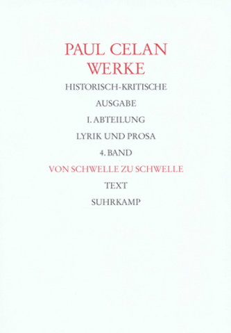 Von Schwelle zu Schwelle, 2 Tle.