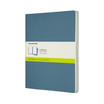 Moleskine Sešity 3 ks čisté modré XL Moleskine Sešity 3 ks čisté modré XL