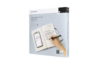Moleskine Smart writing set - Pen+ Ellipse, Paper tablet tvrdý linkovaný L