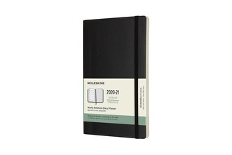 Moleskine Plánovací zápisník 2020-2021 měkký černý L