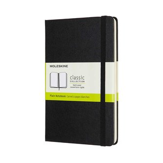 Moleskine Zápisník černý M, čistý, tvrdý