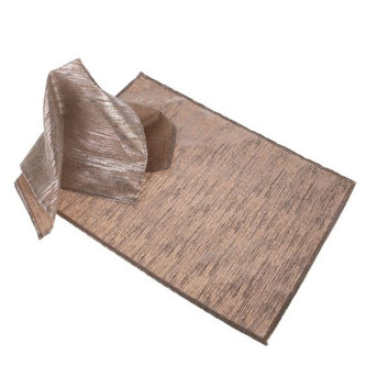 Prostírání tmavě stříbrné - sada 2 ks