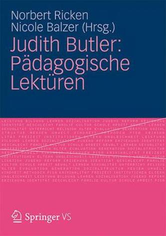 Judith Butler: Pädagogische Lektüren
