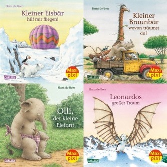 Tiergeschichten von Hans de Beer, 4 Hefte