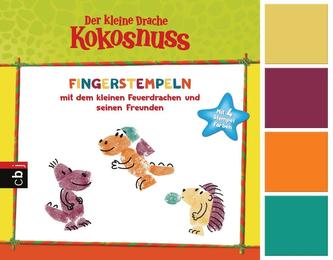 Der kleine Drache Kokosnuss - Fingerstempeln, m. 4 Fingerstempelfarben Der kleine Drache Kokosnuss - Fingerstempeln, m. 4 Fingerstempelfarben