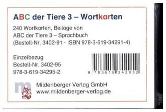 3. Schuljahr, Wortkarten