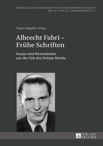 Albrecht Fabri - Frühe Schriften