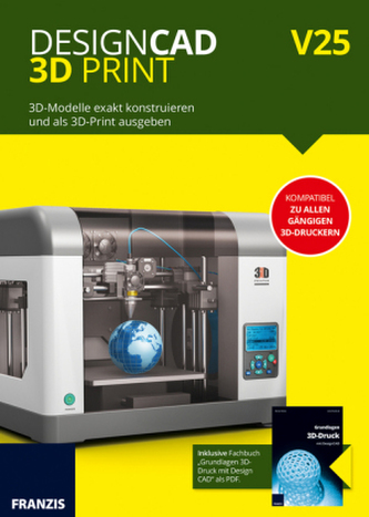 DesignCAD 3D-Print V25, CD-ROM DesignCAD 3D-Print V25, CD-ROM