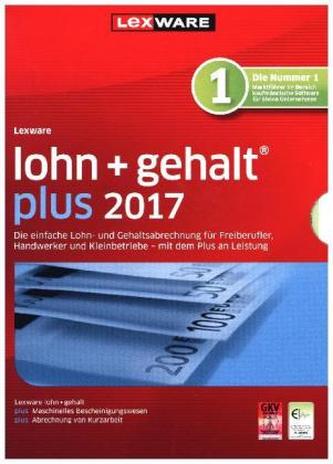 Lexware lohn + gehalt plus 2017, CD-ROM