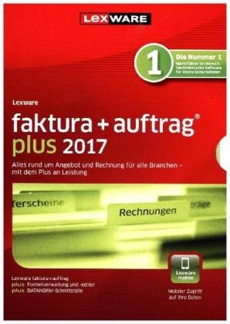 Lexware faktura + auftrag plus 2017, CD-ROM
