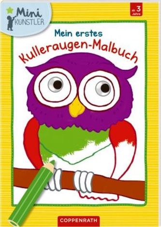 Mein erstes Kulleraugen-Malbuch (Motiv Eule)