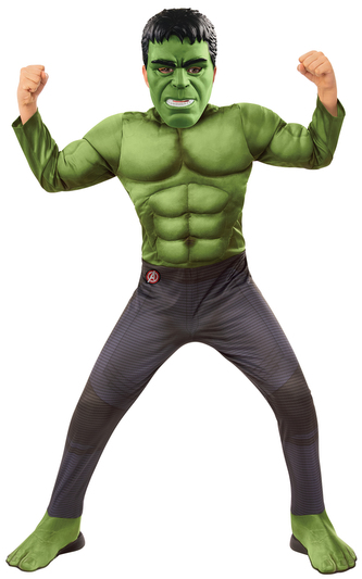 Avengers Endgame: Hulk - DELUXE kostým s maskou vel. M