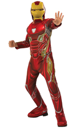 Avengers Endgame: Iron Man - DELUXE kostým s maskou vel. S