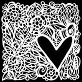 TCW šablona 15,2 x 15,2 cm - Love Frame