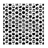 TCW šablona 15,24 x 15,24 cm - Script Dots