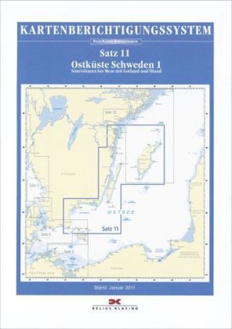 Delius Klasing-Sportbootkarten Ostküste Schweden, Berichtigung, Planokarte. Tl.1