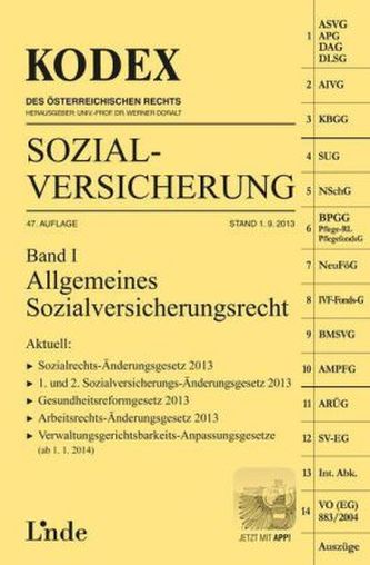 Sozialversicherung 2013/14 (f. Österreich). Bd.1