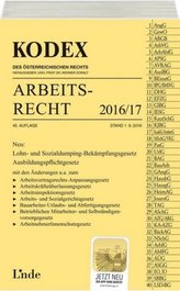KODEX Arbeitsrecht 2016/17 (f. Österreich)
