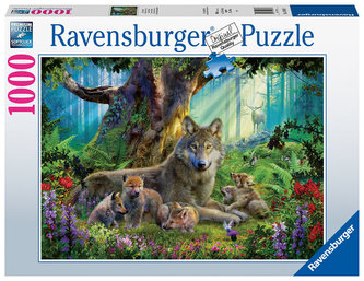 Puzzle Vlci v lese/1000 dílků