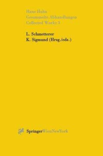 Gesammelte Abhandlungen - Collected Works. Bd.3