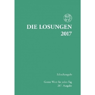 Die Losungen 2017, Schreibausgabe