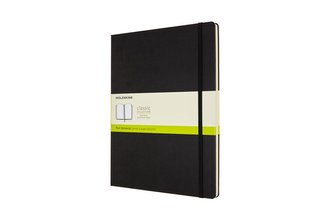 Moleskine Zápisník tvrdý čistý černý XXL