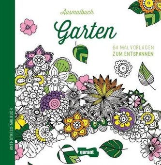 Ausmalbuch Garten