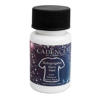Cadence Barva na textil s průhledným holografickým efektem 50 ml Cadence Barva na textil s průhledným holografickým efektem 50 ml