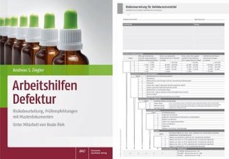 Arbeitshilfen Defektur mit Risikobeurteilungs-Block, Risikobeurteilung Defekturarzneimittel (Block mit 50 Blatt)