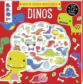 Mein 3D-Sticker-Mitmachbuch: Dinos