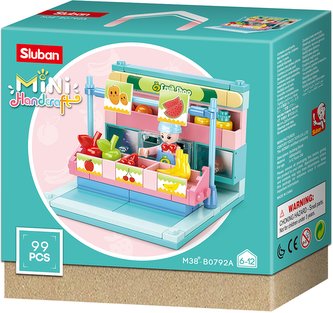 Sluban Mini Handcraft M38-B0792A Prodejní stánek s ovocem
