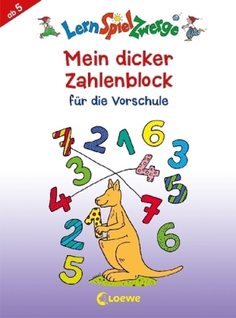 Mein dicker Zahlenblock für die Vorschule